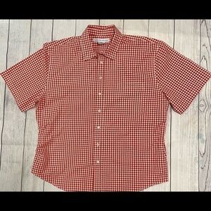 Irvine Park Mens Red Check Shirt Size XL!!